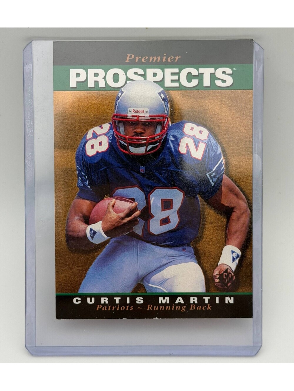 1995 Upper Deck SP Premier Prospects CURTIS MARTIN (ex-mt) New England Patriots